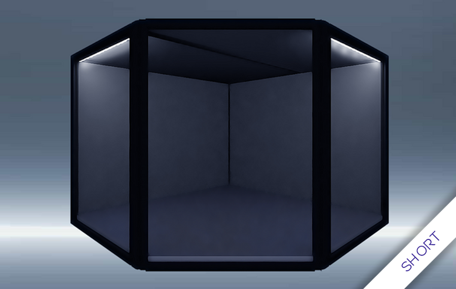 Moducase MAX - 45° Corner Display Case (Short - 75cm)