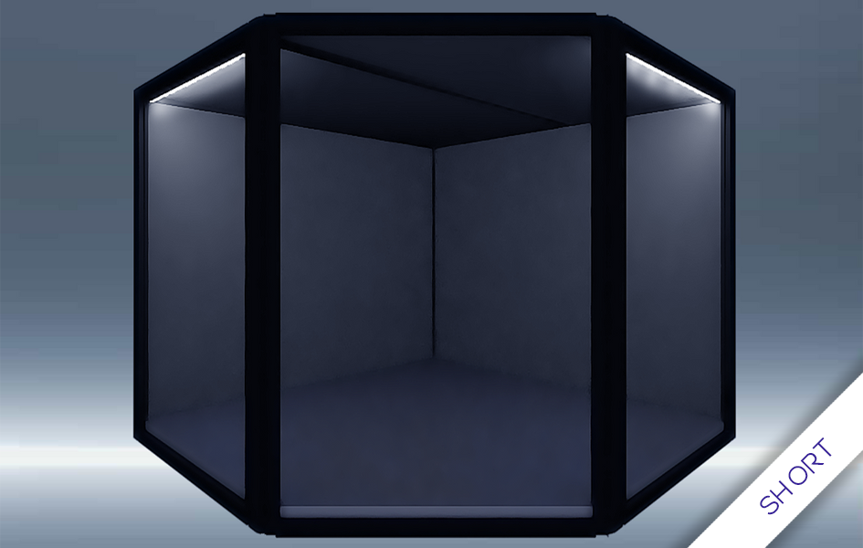 Moducase MAX PLUS - 45° Corner Display Case (Short - 83cm)