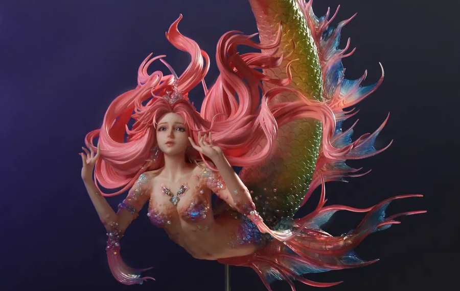 Artist's Original Series - "Don't Cry" Mermaid 1/4 Scale Statue (Exclusive Version)