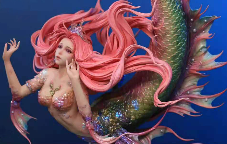 Artist's Original Series - "Don't Cry" Mermaid 1/4 Scale Statue (Regular Version)