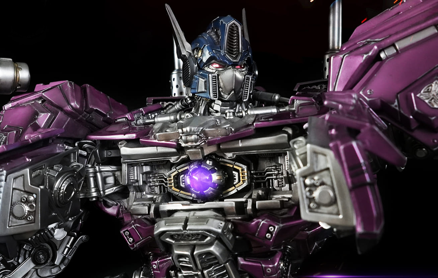 Shattered Glass Optimus Prime Statue