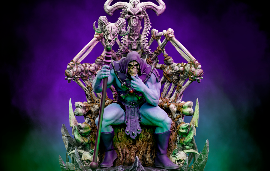 Skeletor on Throne Deluxe Art Scale 1/10