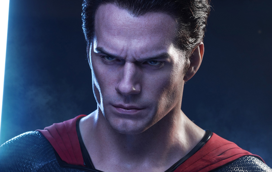 Superman Blue Suit (Henry Cavill) Life-Size Bust