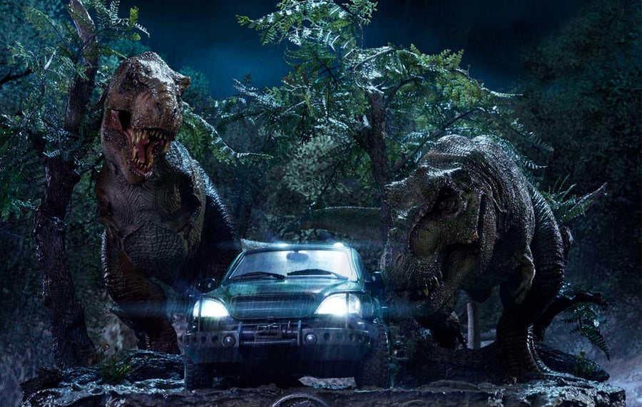 The Lost World - Jurassic Park - T-Rex Cliff Attack (Bonus Version) 1/15 Scale Statue