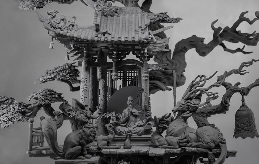 Kurong Temple by Yuanxing Liang (Grey Kit)