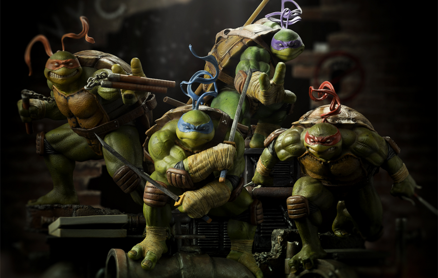 Teenage Mutant Ninja Turtles Full Set BDS Art Scale 1/10