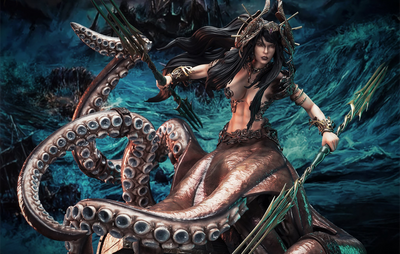 Queens of Oblivion - Tsunami 1/4 Scale Statue
