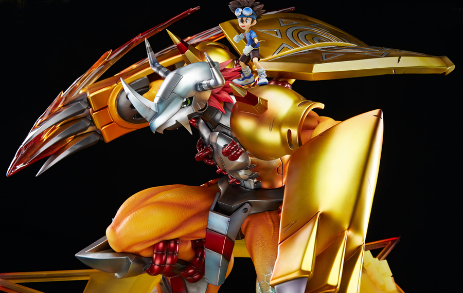 Digimon Adventure - WarGreymon and Taichi "Tai" Kamiya 1/4 Scale Statue