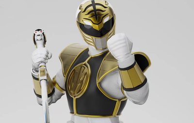 Mighty Morphin' Power Rangers - White Ranger Life-Size Bust