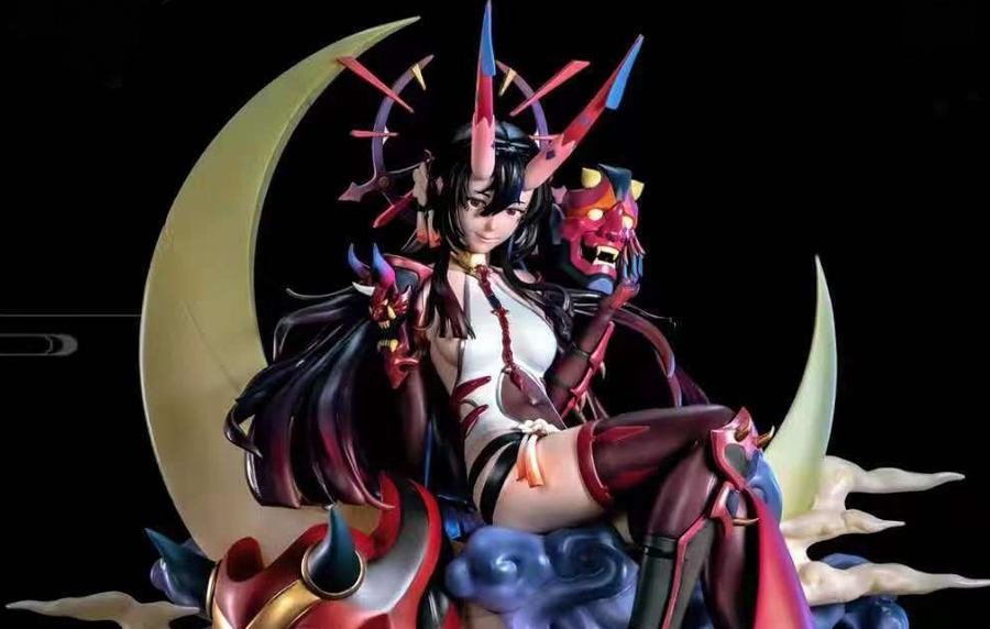 Hyakki Yakou - Aoandon Yokai Statue