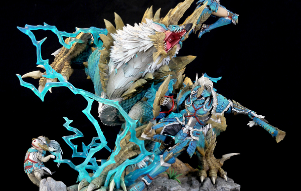 Monster Hunter - Zinogre - Electrifyng Bundle 1/10 Scale Diorama
