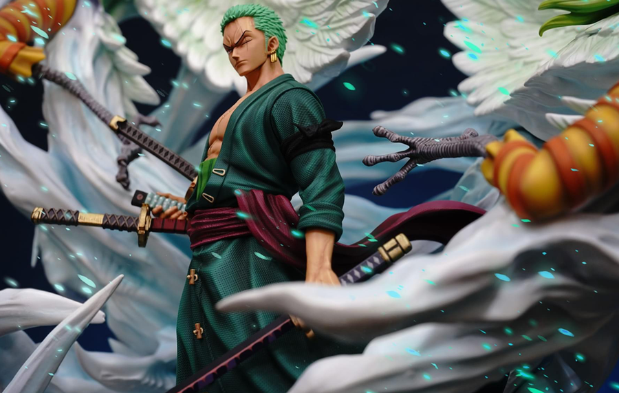 One Piece - Roronoa Zoro vs Monet 1/6 Scale Statue