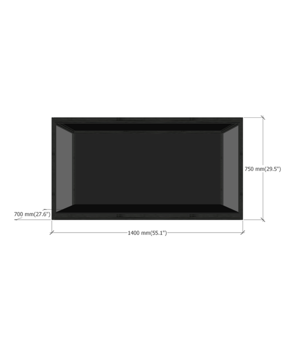 【訳アリ】ModuCase MAX140 Moducase Max140 Display Cube – L140 D70 H75 CM (L55.1” D27.6″ H29