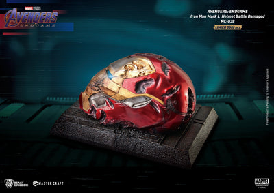 Avengers: Endgame - Master Craft Iron Man MK50 Battle Damaged Helmet