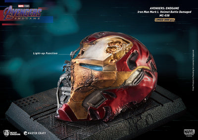 Avengers: Endgame - Master Craft Iron Man MK50 Battle Damaged Helmet