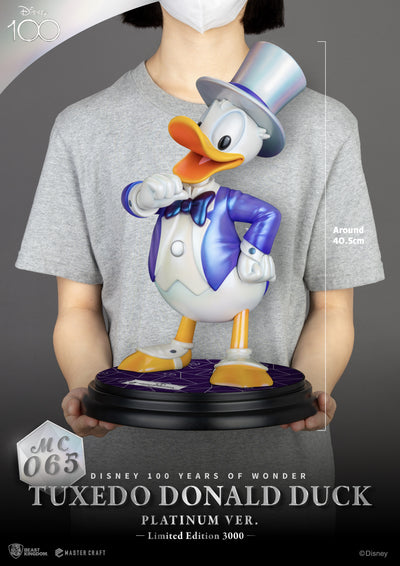Tuxedo Donald Duck Master Craft Special Edition (Platinum Ver.) Statue
