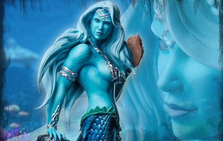 Mermaid SHARLEZE 1/4 Scale Statue - BLUE SKIN