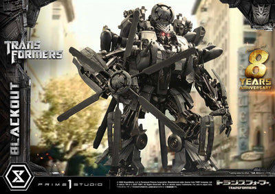 Transformers Blackout Museum Masterline Statue