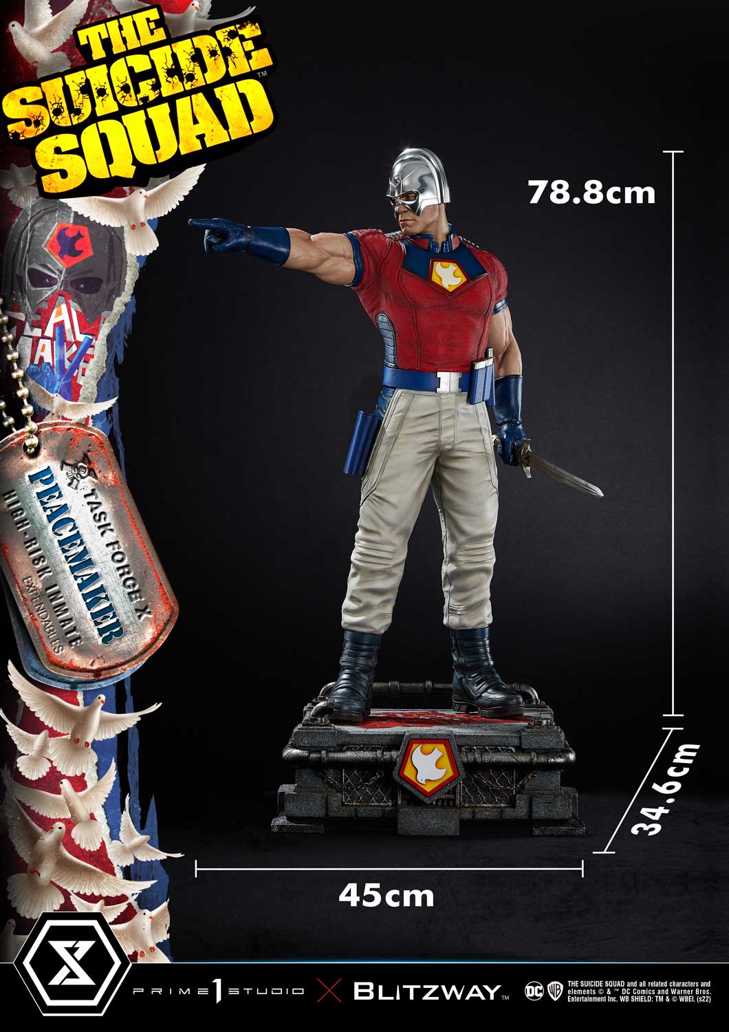 The Suicide Squad - Peacemaker Bonus Version 1/3 Scale Statue