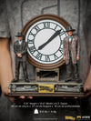 Marty and Doc at the Clock Deluxe Art Scale 1/10