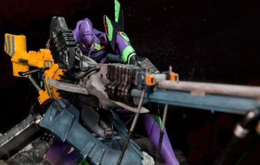 Neon Genesis Evangelion EVA Unit-01 (Test Type) Statue (Operation Yashima)