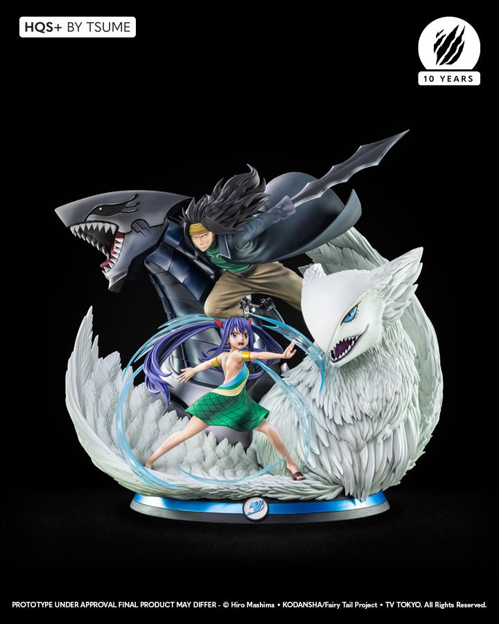 Fairy Tail HQS+ Gajeel & Wendy Limited Statue - Spec Fiction