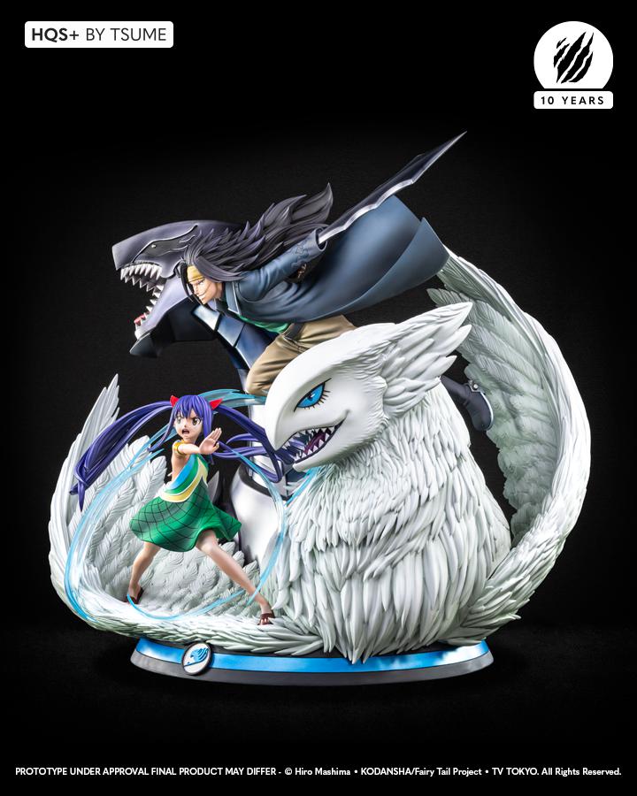 FAIRY TAIL(1)〜(49) Fairy Tail HQS+ Gajeel & Wendy Limited Statue - Spec Fiction