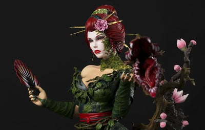 Poison Ivy ( Knight Of The Rising Sun ) 1/4 Scale Statue