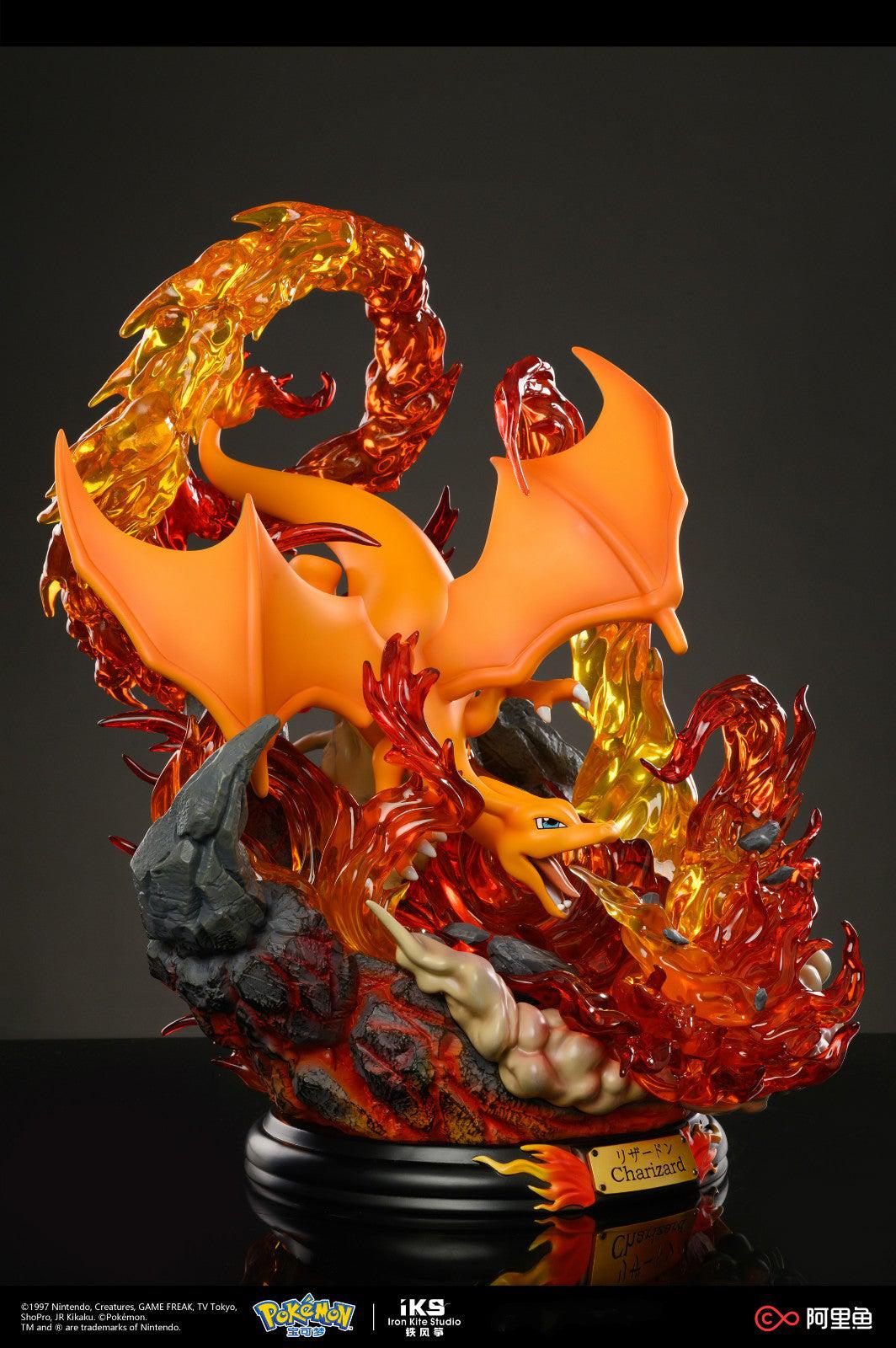 Kyõdaï & Aniki - Dracaufeu Charizard Pokémon Anime Statue Nintendo