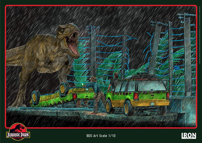 Jurassic Park - T-Rex Attack (Set A + Set B) BDS Art Scale 1/10