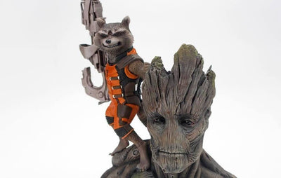 Rocket Raccoon & Groot ArtFX+ Statue Figure by Kotobukiya