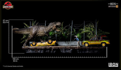 Jurassic Park - T-Rex Attack (Set A + Set B) BDS Art Scale 1/10