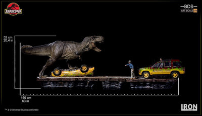 Jurassic Park - T-Rex Attack (Set A + Set B) BDS Art Scale 1/10
