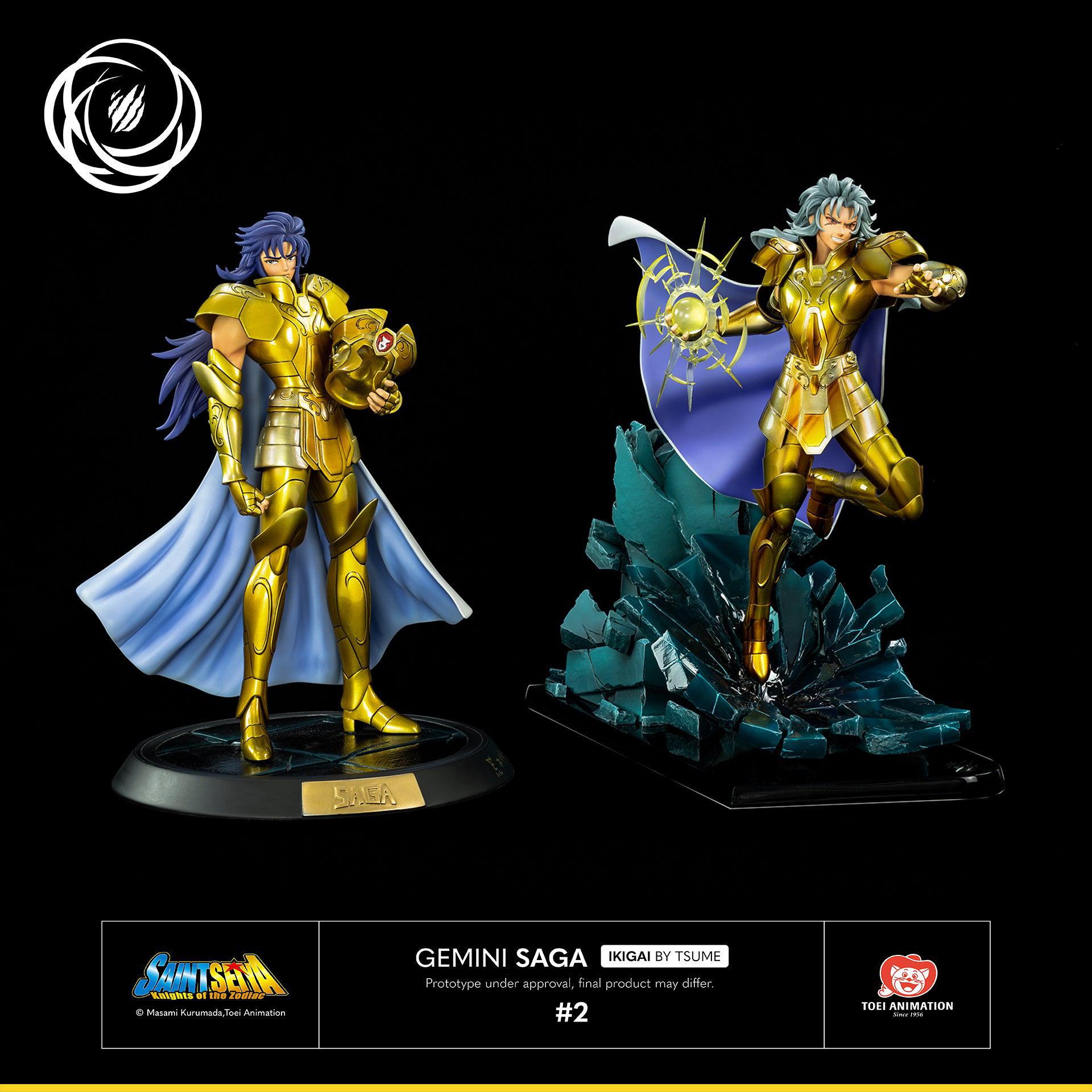 Figurine saint seiya - gemini saga, figurines