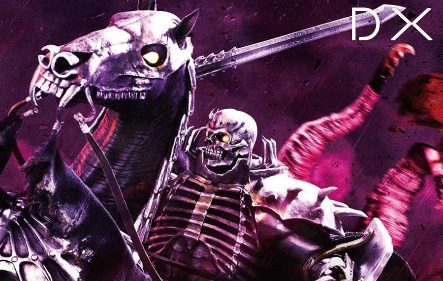 Skull Knight On Horseback DELUXE STATUE