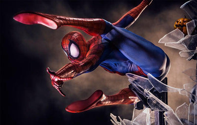 Spider-Man 1/4 Scale Legacy Statue Diorama by Iron Studios