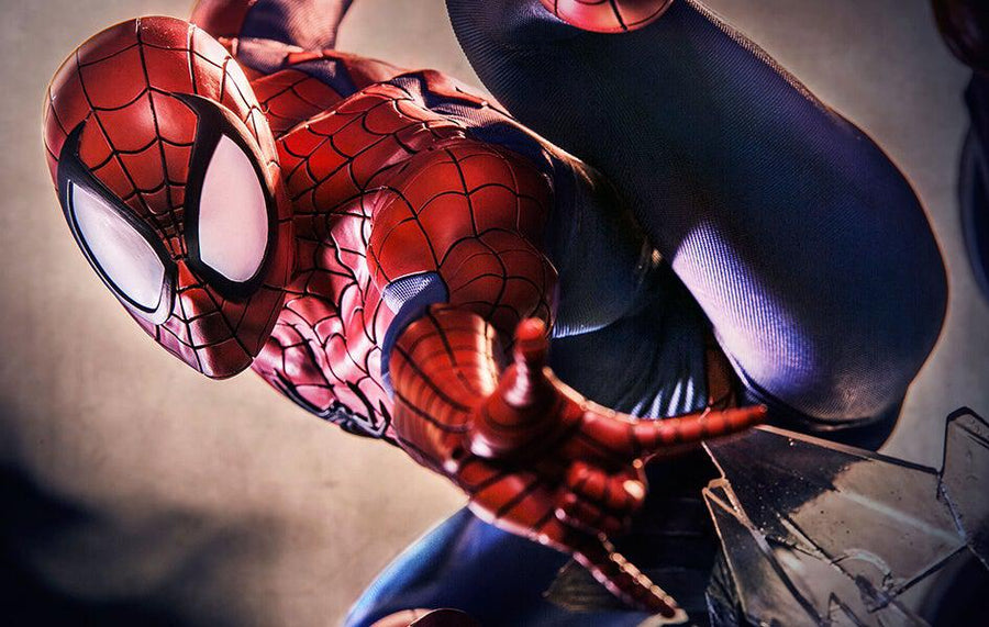 Spider-Man 1/4 Scale Legacy Statue Diorama by Iron Studios