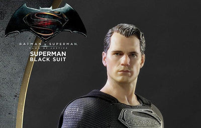 Superman Black Suit 1:2 Scale Statue