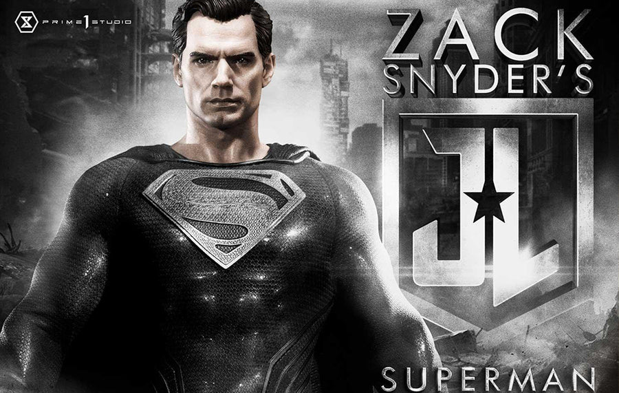 Justice League: Superman Black Suit Statue