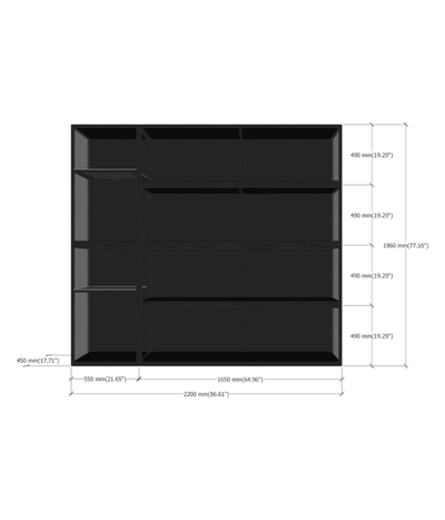 Moducase SIXTH2204 Display Case