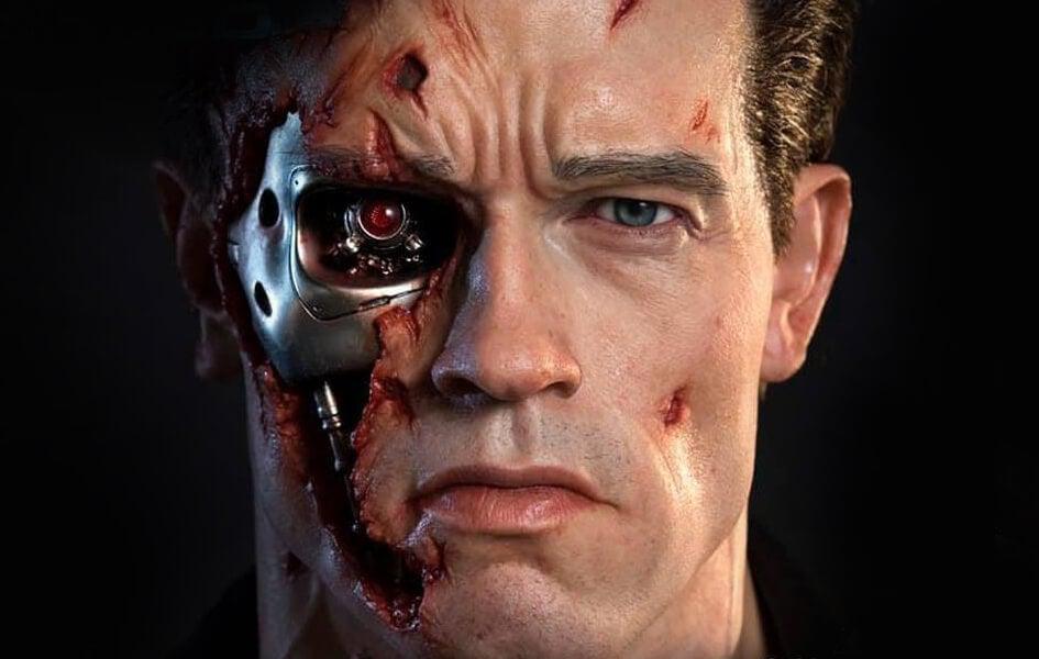 Terminator 2: Judgement Day T-800 Life Size Bust - Spec Fiction Shop