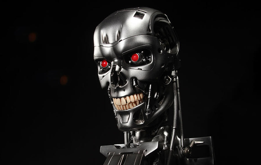 Terminator Genisys Endoskeleton Skull 1:1 Prop Replica Statue by Chronicle Collectibles