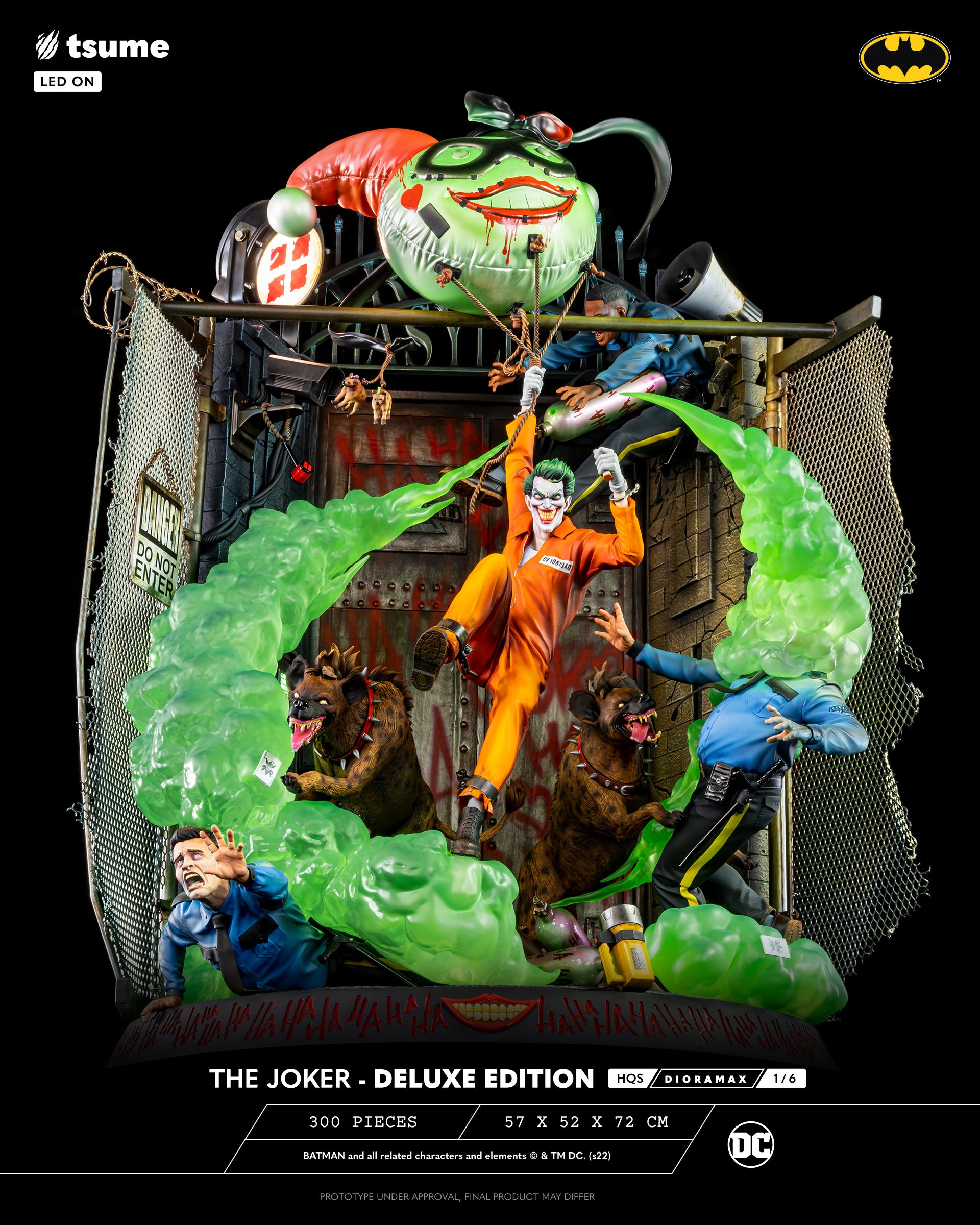 The Joker (Deluxe Edition) HQS Dioramax 1/6 Scale Statue