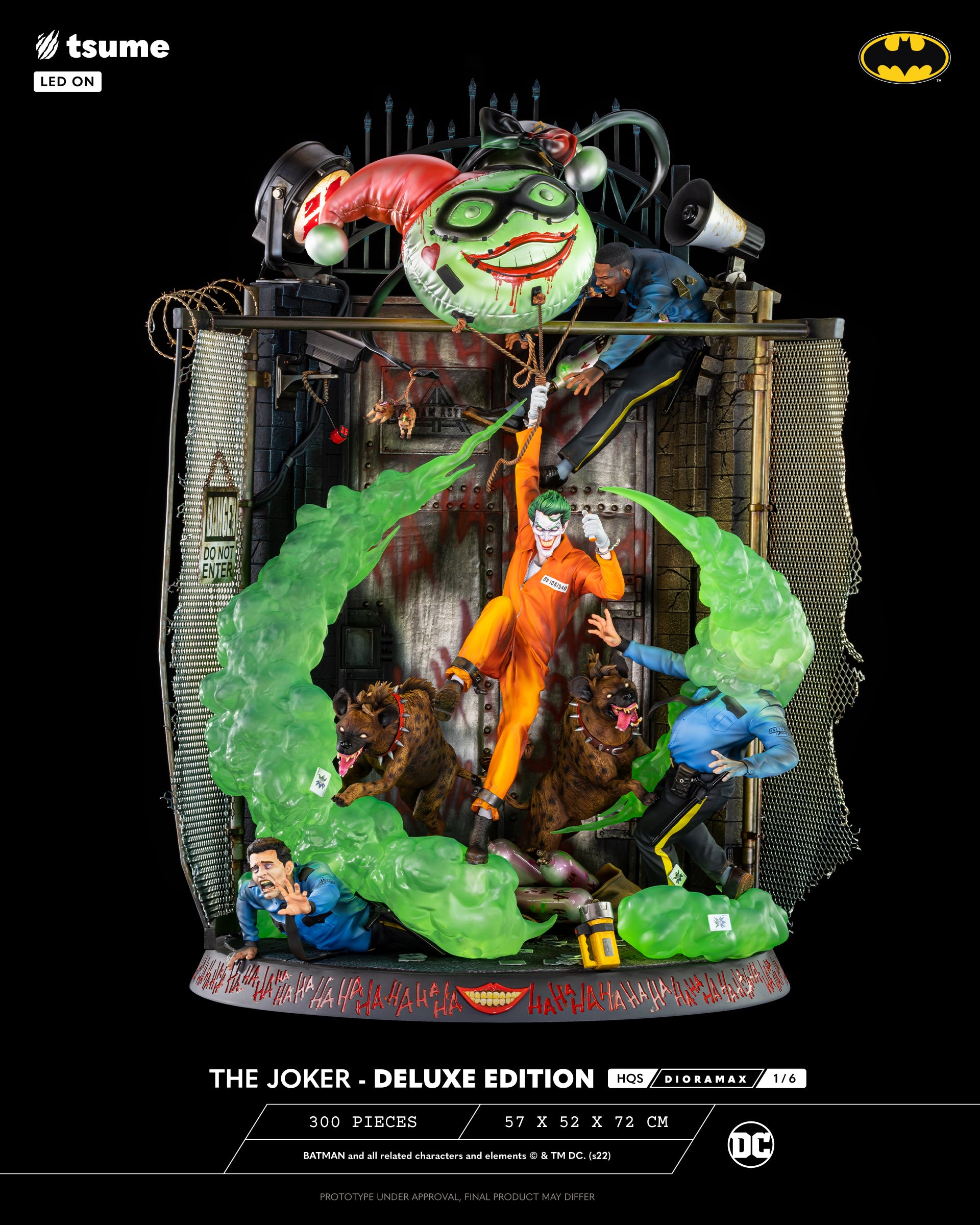 The Joker (Deluxe Edition) HQS Dioramax 1/6 Scale Statue