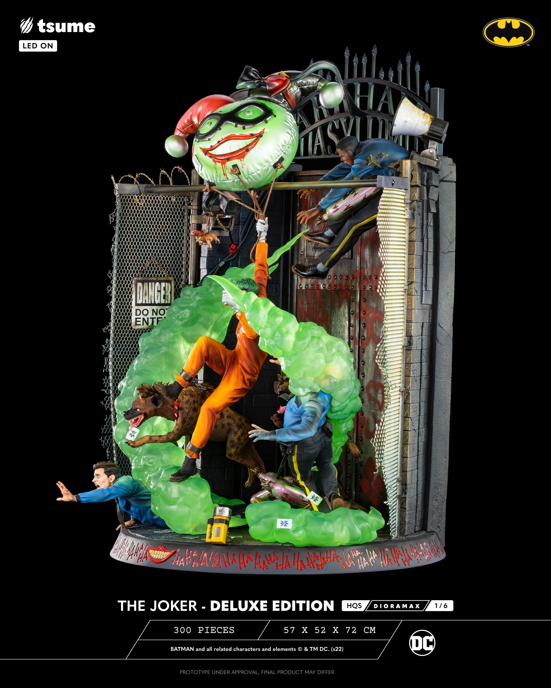 The Joker (Deluxe Edition) HQS Dioramax 1/6 Scale Statue