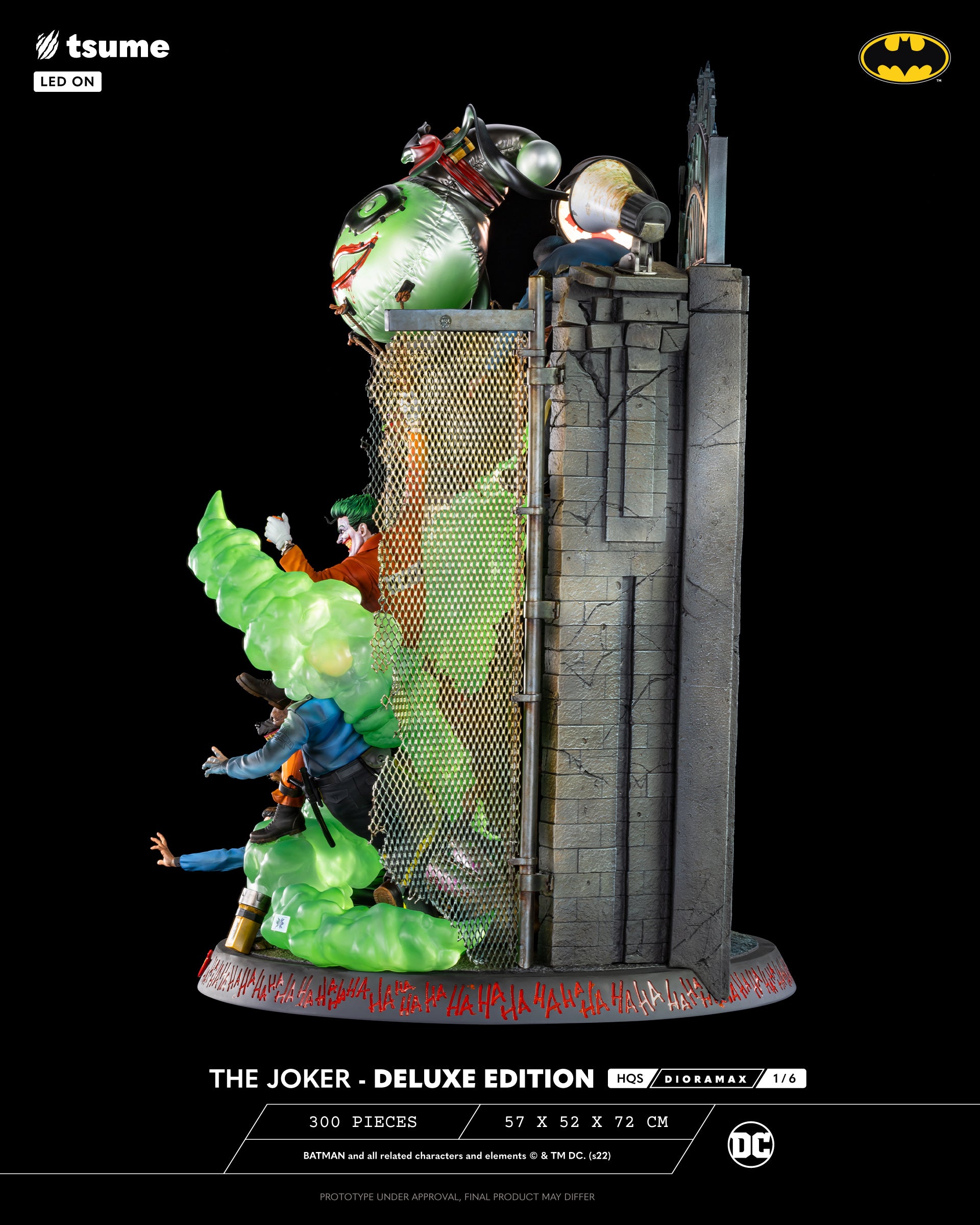 The Joker (Deluxe Edition) HQS Dioramax 1/6 Scale Statue