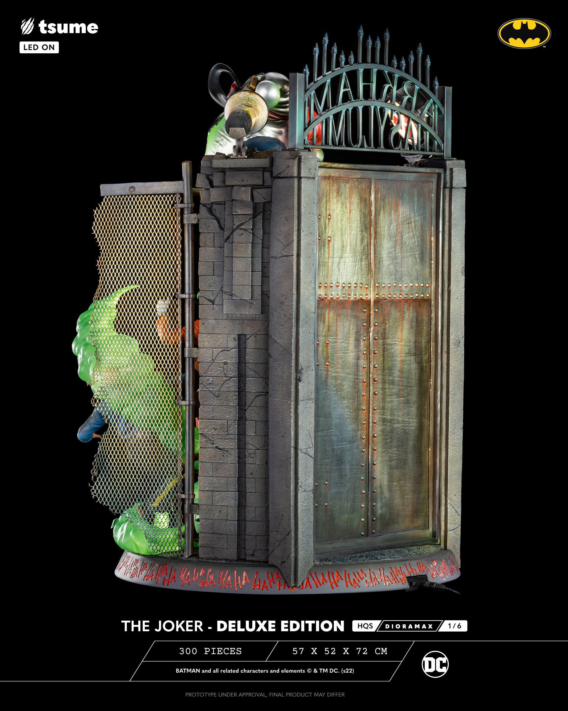 The Joker (Deluxe Edition) HQS Dioramax 1/6 Scale Statue