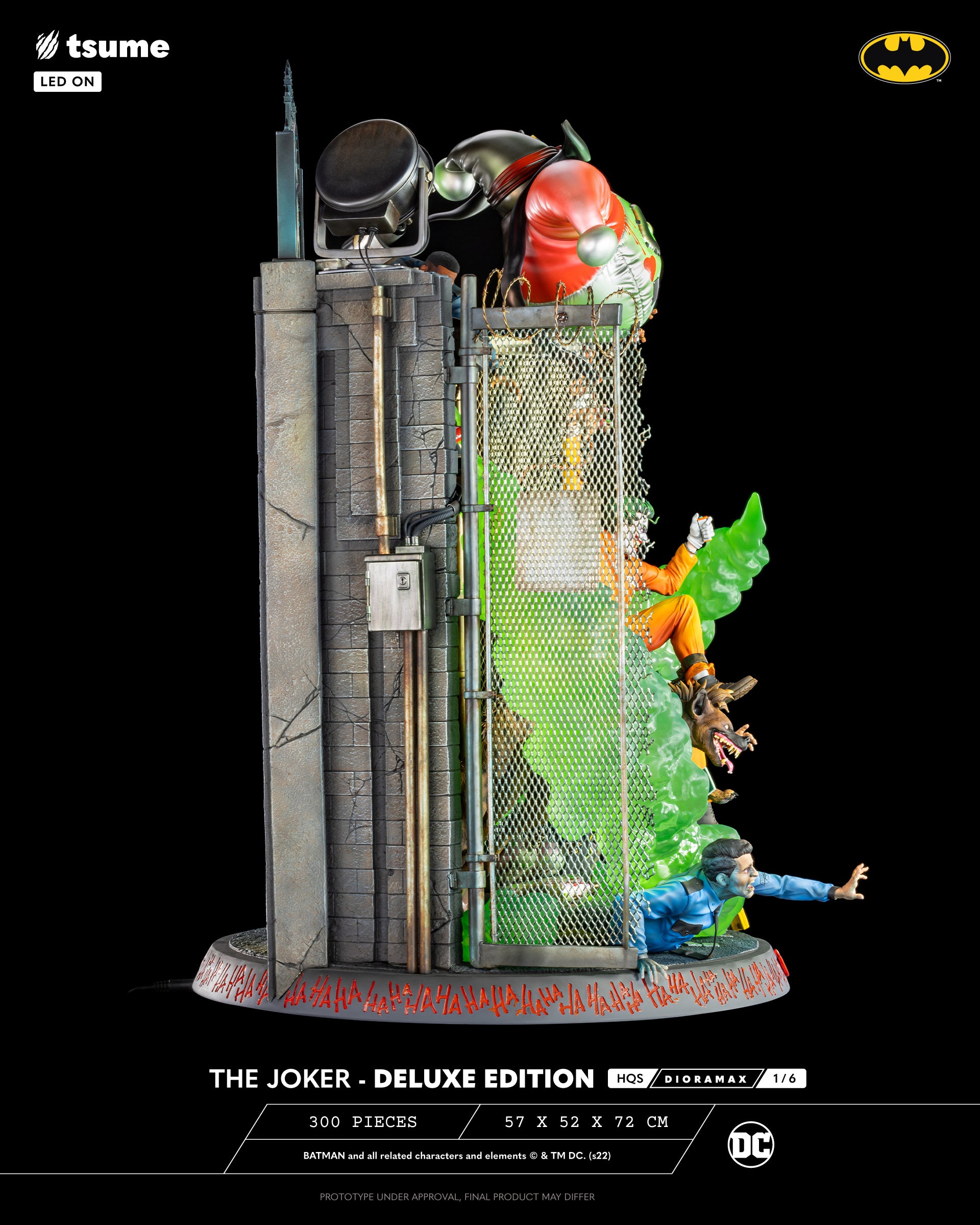 The Joker (Deluxe Edition) HQS Dioramax 1/6 Scale Statue