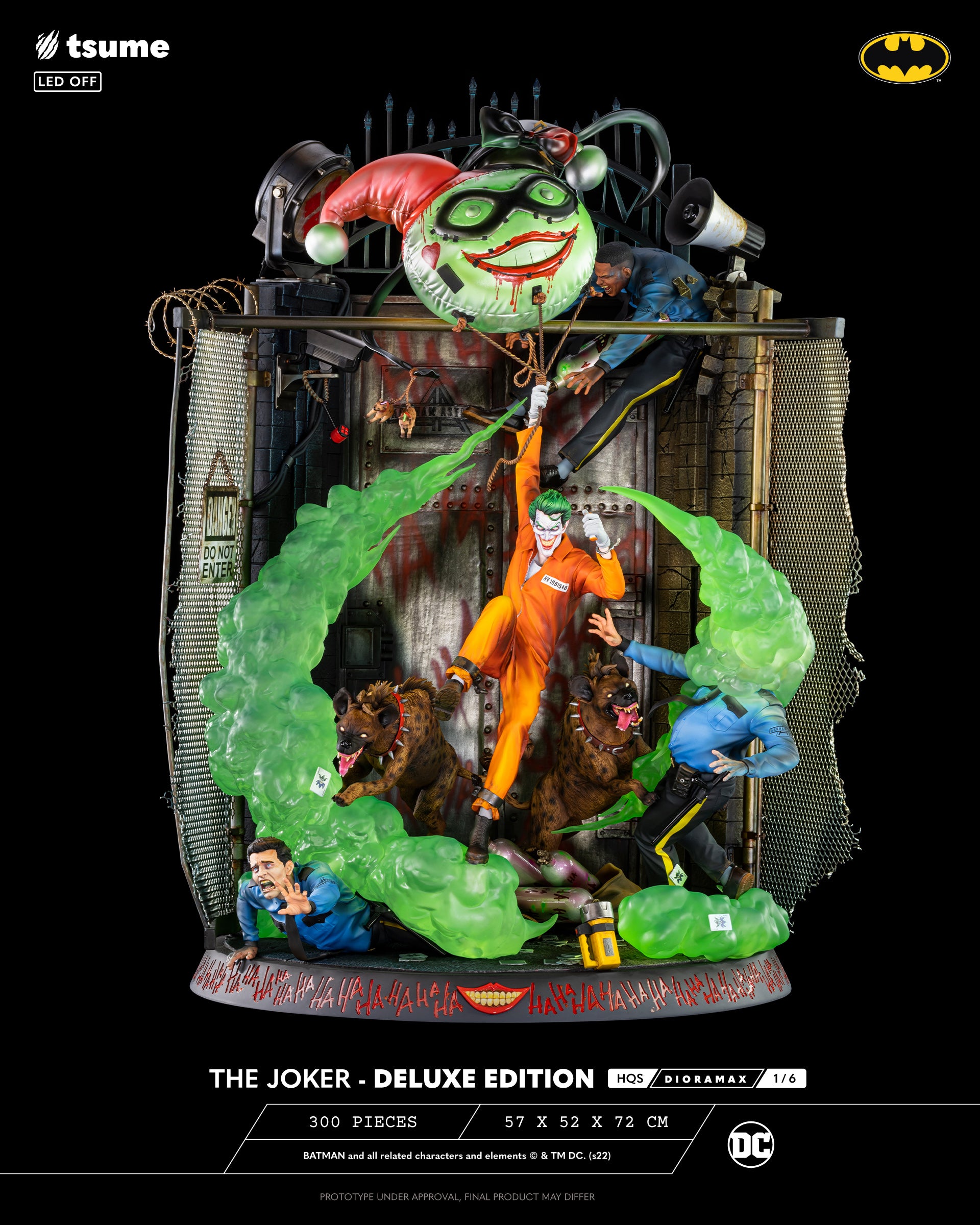 The Joker (Deluxe Edition) HQS Dioramax 1/6 Scale Statue