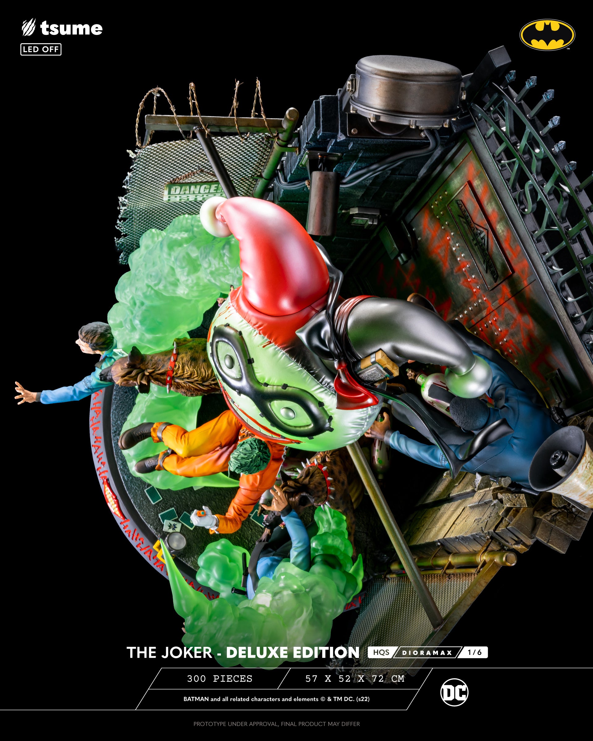 The Joker (Deluxe Edition) HQS Dioramax 1/6 Scale Statue